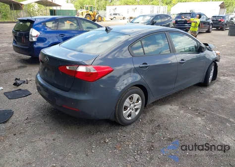 2016 Kia Forte Lx from USA, damaged, VIN KNAFK4A61G5611356